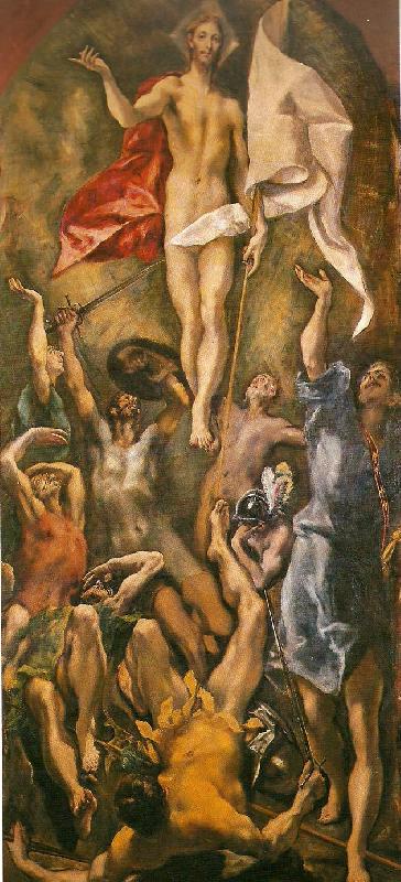 El Greco resurrection Sweden oil painting art